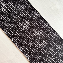 Load image into Gallery viewer, Table Runner - Mandana - with Yellow Border 58 X 12 in