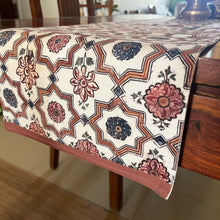 Load image into Gallery viewer, Table Runner - Painted Panels Tipu's Summer Palace 58 X 12 in