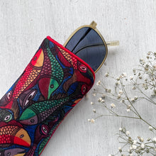 Load image into Gallery viewer, Spectacle Case - Kalighat Pat - Fish Wedding