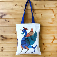 Load image into Gallery viewer, Tote Bag, Gond Rooster