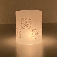 Load image into Gallery viewer, Tea Light Covers - Gold Textile