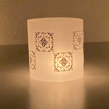 Load image into Gallery viewer, Tea Light Covers - Silver Textile
