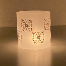 Load image into Gallery viewer, Tea Light Covers - Silver Textile