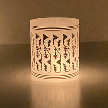 Load image into Gallery viewer, Tea Light Covers - Silver Textile