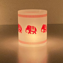 Load image into Gallery viewer, Tea Light Covers - Red Textile