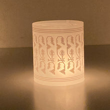 Load image into Gallery viewer, Tea Light Covers - White Textile