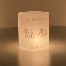 Load image into Gallery viewer, Tea Light Covers - White Textile