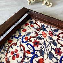 Load image into Gallery viewer, Teak Wood Tray - Jaipur City Palace
