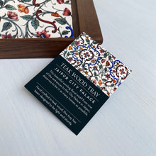 Load image into Gallery viewer, Teak Wood Tray - Jaipur City Palace