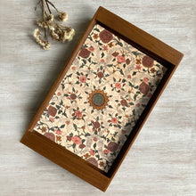 Load image into Gallery viewer, Teak Wood Tray - Hawa Mahal Painted Dome
