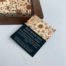 Load image into Gallery viewer, Teak Wood Tray - Hawa Mahal Painted Dome