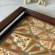 Load image into Gallery viewer, Teak Wood Tray - Amer Fort, Ganesh Pol