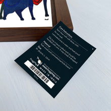 Load image into Gallery viewer, Teak Wood Tray - Gond Leopards