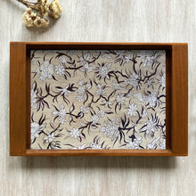 Load image into Gallery viewer, Teak Wood Tray - Hawa Mahal Painted Door