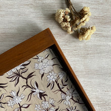 Load image into Gallery viewer, Teak Wood Tray - Hawa Mahal Painted Door