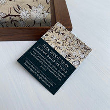 Load image into Gallery viewer, Teak Wood Tray - Hawa Mahal Painted Door