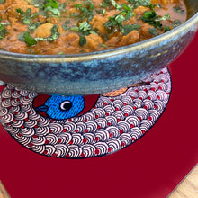 Load image into Gallery viewer, Trivet - square - Gond Birds