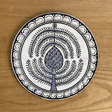 Load image into Gallery viewer, Trivet, round - Patachitra Tree, Palm