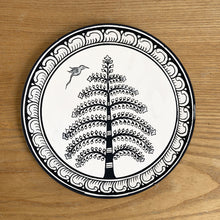 Load image into Gallery viewer, Trivet, round - Patachitra Tree, Deodar
