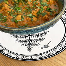 Load image into Gallery viewer, Trivet, round - Patachitra Tree, Deodar