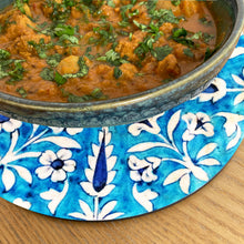 Load image into Gallery viewer, Trivet, round - Blue Pottery