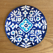 Load image into Gallery viewer, Trivet, round - Blue Pottery