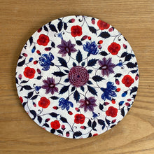 Load image into Gallery viewer, Trivet - round - Amer Fort, Jaipur, King's Quarters, Mural