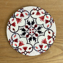 Load image into Gallery viewer, Trivet - round - Taj Mahal, Pietra Dura