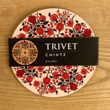 Load image into Gallery viewer, Trivet - round - Chintz