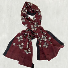 Load image into Gallery viewer, Scarf Crepe - Fish Madhubani