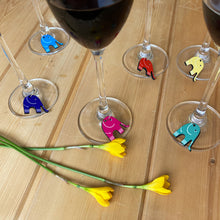 Load image into Gallery viewer, Wine Glass Charms - Elephants