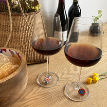 Load image into Gallery viewer, Wine Glass Charms - CSMT (VT), Mumbai, Stained Glass