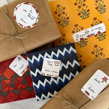 Load image into Gallery viewer, Gift Tag Stickers set of 6 - Gond