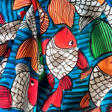 Load image into Gallery viewer, Scarf Crepe - Kalighat Pat - Fish