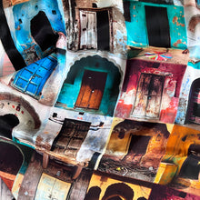Load image into Gallery viewer, Scarf Crepe - Rajasthan Doors