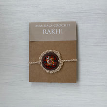 Load image into Gallery viewer, Rakhi - Mandala - Crochet - Baige