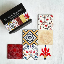 Load image into Gallery viewer, Coasters set of 6 - Taj Mahal, Details