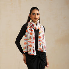 Load image into Gallery viewer, Scarf Chanderi - Fish Gond
