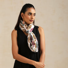 Load image into Gallery viewer, Infinity Scarf Chanderi - Fish Ajrakh