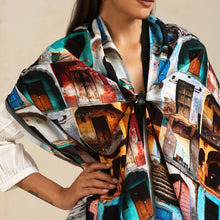 Load image into Gallery viewer, Scarf Crepe - Rajasthan Doors