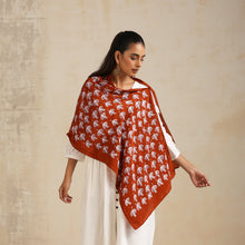 Load image into Gallery viewer, Cape Shrug - Birds Warli