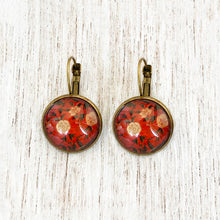 Load image into Gallery viewer, 18 mm Round Lever Back - Amer Fort - Rajasthan, Ganesh Pol mural