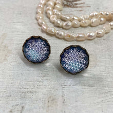 Load image into Gallery viewer, Studs - Kolam floor art, Southern india