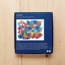 Load image into Gallery viewer, Jigsaw Puzzle 63 Pieces - Gond Fish