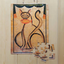 Load image into Gallery viewer, Jigsaw Puzzle 63 Pieces  - Kalighat Pat Cats