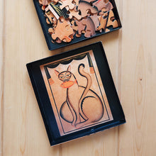 Load image into Gallery viewer, Jigsaw Puzzle 63 Pieces  - Kalighat Pat Cats