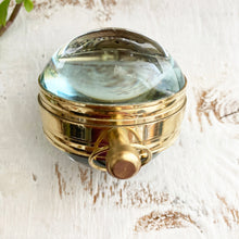 Load image into Gallery viewer, Paper Weight Clock - Painted Medallion, Nahargarh, Jaipur