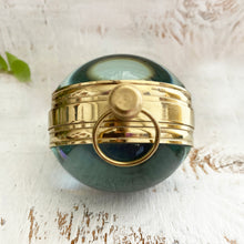 Load image into Gallery viewer, Paper Weight Clock - Brass Inlaid Wooden Door, City Palace, Jaipur