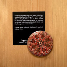 Load image into Gallery viewer, Fridge Magnet Round - Amer Fort, Queens Quarter