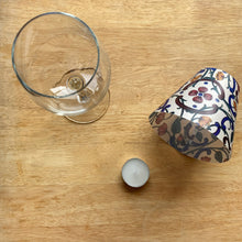 Load image into Gallery viewer, Wine Glass Shade - Painted Gatway, City Palace, Jaipur